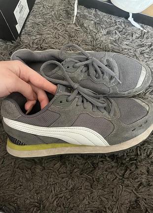Sporty / puma — сірі кросівки puma, 38.5