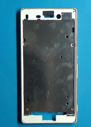 Рамка дисплея, средняя часть sony xperia m4 aqua e2306 / e2353 / e2303 на 1sim снятое серебро