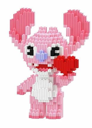 Конструктор 3d енжел angel stitch рожева (3454 деталей) hf-7223