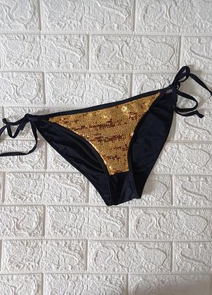 Плавки чорні низ купальника р.46