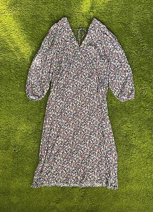 H&m стильна сукня в квітковий принт зі свіжих колекцій