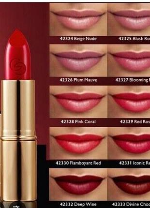 Сатинова помада для губ giordani gold 42324,42427,42327,42328,42329,42331,42332