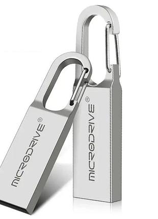 Флешка карабин moweek. флеш накопитель. usb флешка moweek нa 64 gb. металлическая флешка карабин