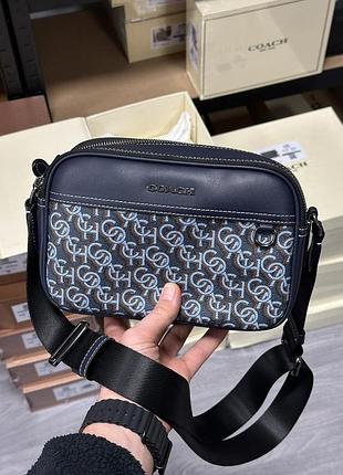 Мужская кожаная сумка coach