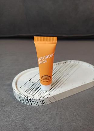 Увлажняющий крем saturday skin carrot + niacinamide moisturizing cream, 8 мл