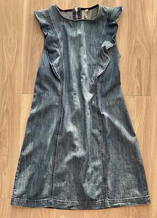 Джинсовый сарафан/платье zara. испания.