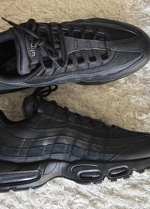 Кросівки nike air max 95 essential triple black (оригінал)