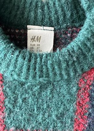 Светр теплий h&m 98 на 2-3 роки 5
