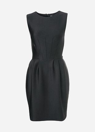 Елегантна чорна міді сукня topshop