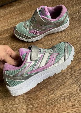 Кросівки saucony Goretex р.36 сітка дівчачі 23 см дитячі кроси