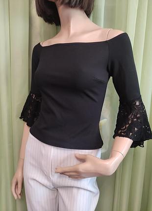 Блуза-топ стрейч открытая бренда " jessica wright",sk 12.