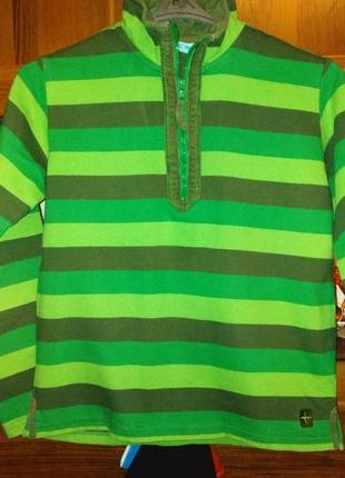 Теплый реглан на мальчика в полоску, свитшот, кофта mountain warehouse