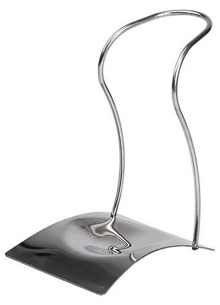 Подставка под половник лопаточку или ложку 12×10.5×17 см серебро