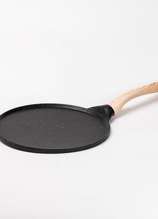 Сковорода для блинов ø 26 см круглая черная