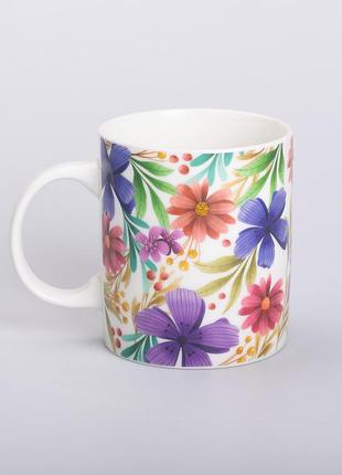 Кружка керамическая с рисунком 400 (мл) для чая и кофе