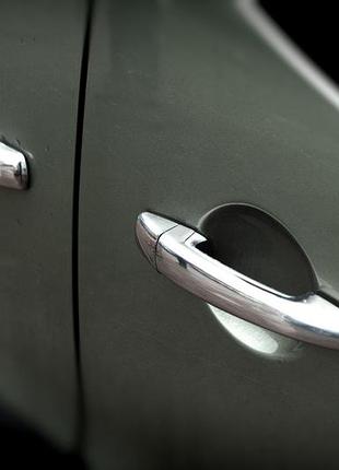 Накладки на ручки (нерж) 4 штуки. carmos - турецкая сталь для fiat scudo 2007-2015 гг