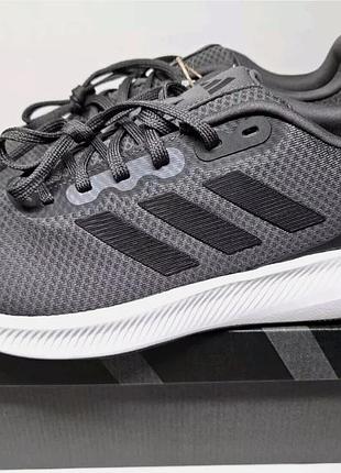 Оригинальные кроссовки аdidas runfalcon 3.0. размер 46, серый цвет. длина стельки 30 см.