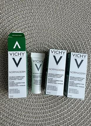 Мініатюра флюїд vichy normaderm для жирної схильної до недоліків шкіри vichy