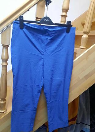 Брюки стрейчевые короткие на резинке