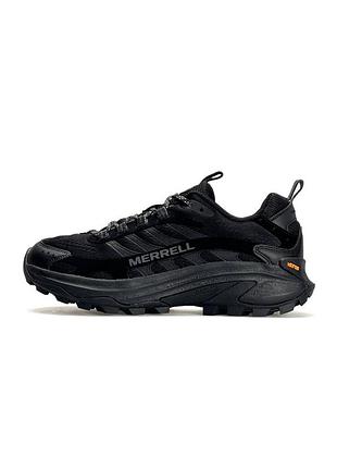 👕 чоловічі кросівки merrell moab speed 2 all black