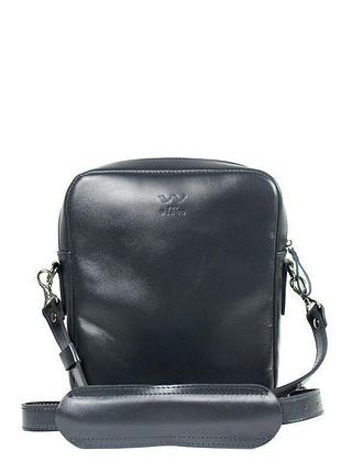 Кожаная сумка challenger s синяя