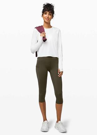 Укороченные спортивные лосины lululemon