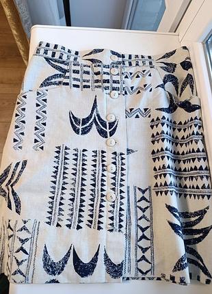 Юбка женская из льна