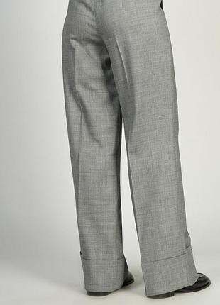 Стильні широкі брюки zara з підворотом 
цільноскроєний пояс. розмір l.