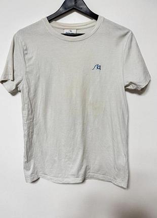 Футболка чоловіча світло сіра, розмір s.