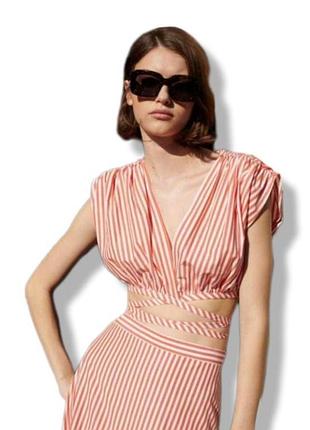 Топ на завязках zara