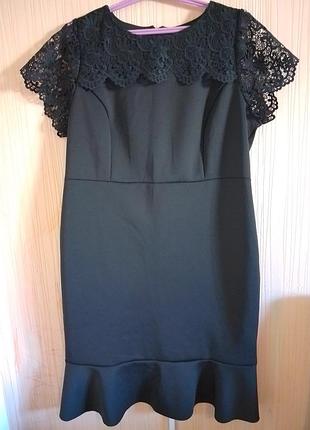 Сукня футляр батал