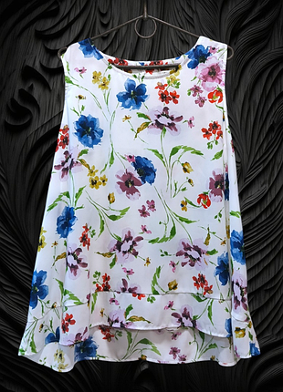 Красивая блузка с летними цветами george