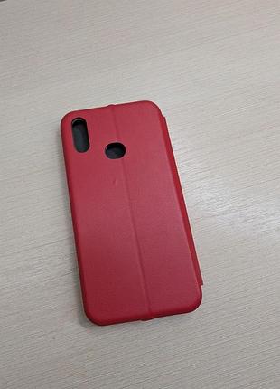 Чехол-книга для samsung galaxy a10s книжка с подставкой на телефон samsung а10с красная stn