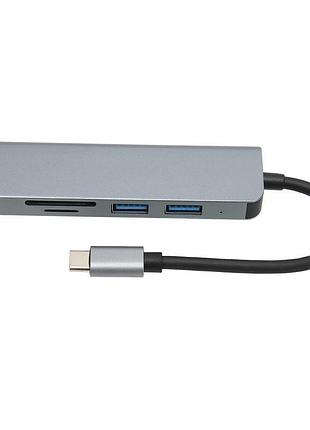 Концентратор ashata usb c hub, usb hub 5 в 1