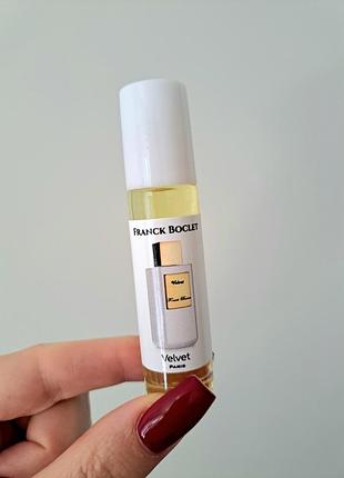 Олійні парфуми масляные духи franck boclet velvet 10 мл