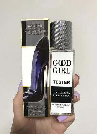 Жіночий тестер carolina herrera good girl 40 мл