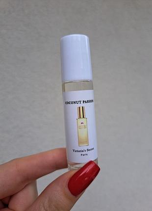 Маслянные духи сладкие кокос  женские victoria's secret coconut passion 10 мл