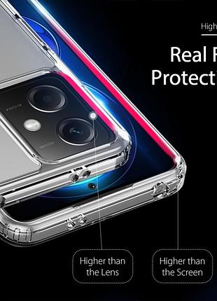 Силиконовый чехол на xiaomi redmi note 12 5g / poco x5 5g бампер прозрачный3 фото