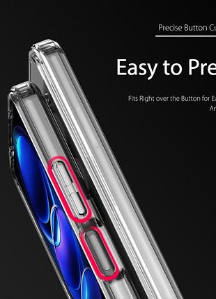 Силиконовый чехол на xiaomi redmi note 12 5g / poco x5 5g бампер прозрачный4 фото