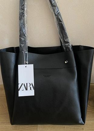 Сумка zara сумка-шоппер зара