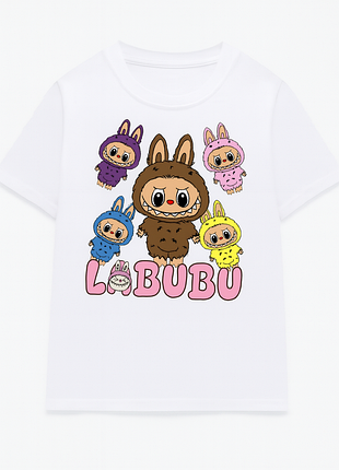 Футболка для девочки labubu лабубу