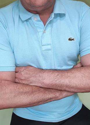 Стильная фирменная футболка тенниска поло бренд.lacoste.л