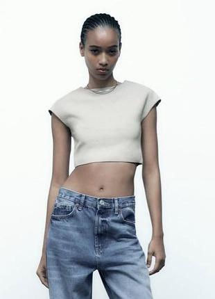 🖤топ трикотажний жіночий zara🖤