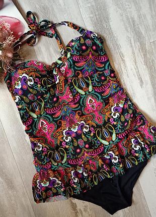 Яркий слитный купальный george размер 16
