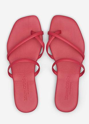 Шкіряні, жіночі шльопанці *marc o’polo* py1533