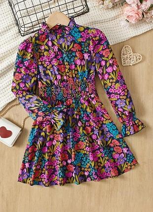 Дитяча сукня в квітковий принт shein