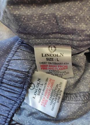 Піжама чоловіча: домашній костюм lincoln розмір l5 фото