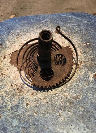 Заводной вал шлицевая сектор заводной лапки заводной мотоцикла иж планета иж юпитер ссср
