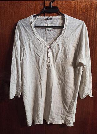 Блуза рубашка из льна италия
