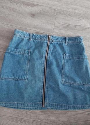 Юбка, юбка джинсовая topshop
